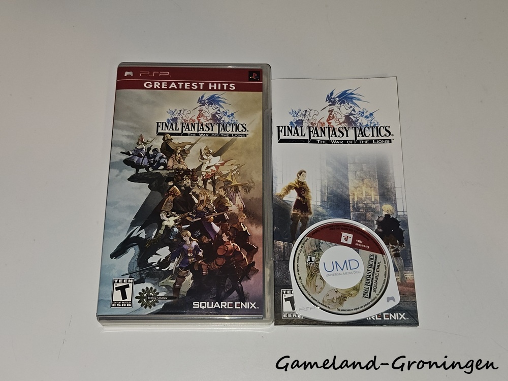 Final Fantasy Tactics: The War of the Lions (Complete, Greatest Hits, NTSC)