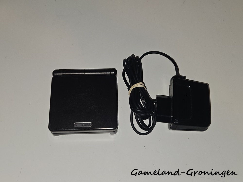 Gameboy Advance SP met Oplader (Zwart)