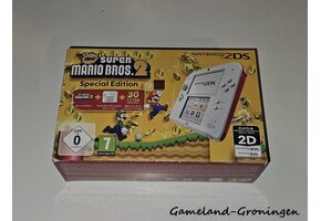 Nintendo 2DS Console White/Red + New Super Mario Bros 2 (Boxed)