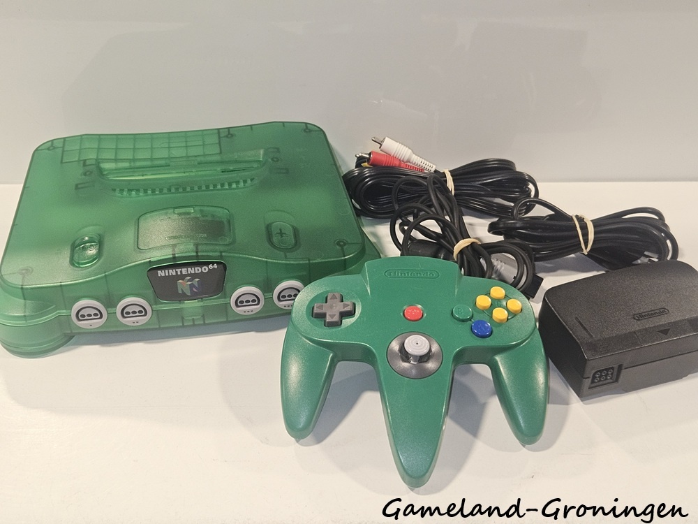 Nintendo 64 met Controller & Bedrading (Jungle Green)
