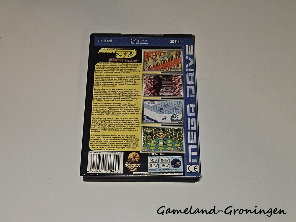 Sonic 3D Flickies Island (Boxed)