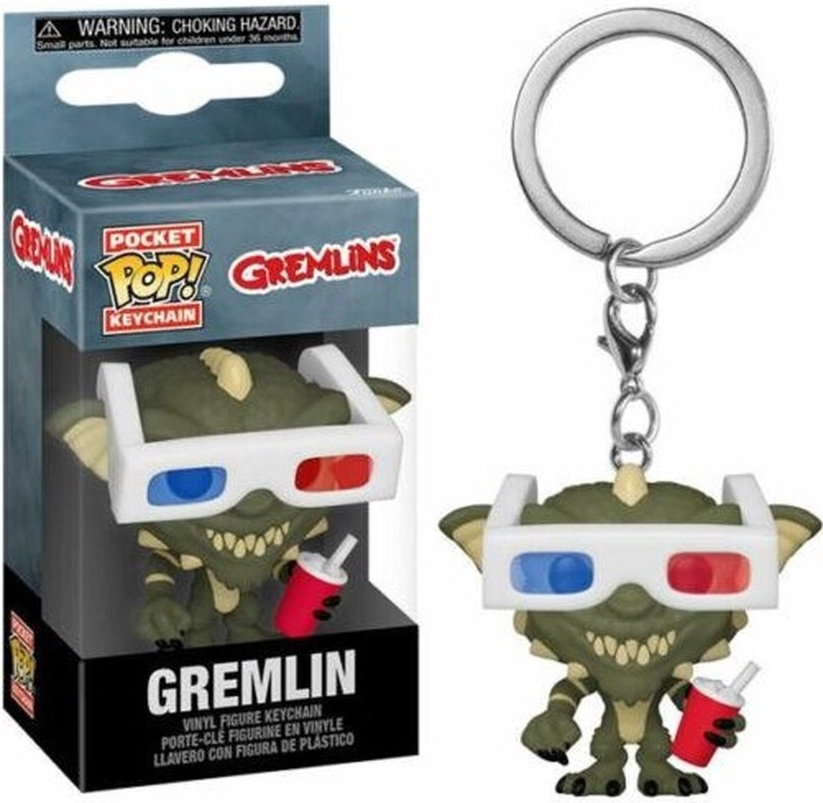 Gremlins Pocket POP Keychain - Gremlin with 3D Glasses
