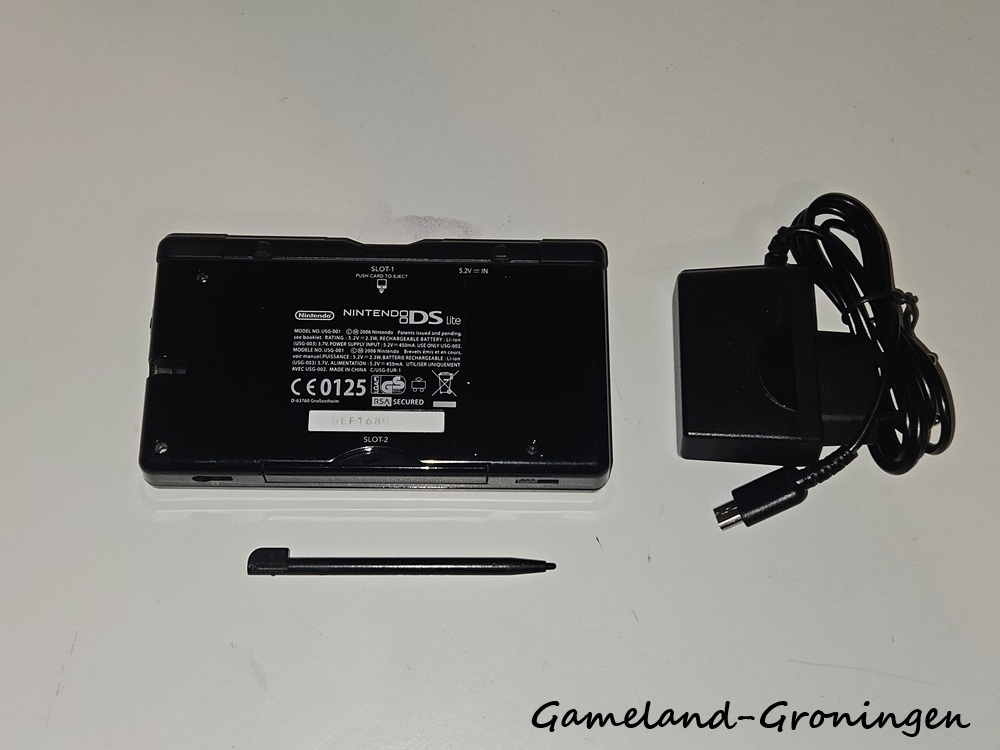 Nintendo DS Lite with Stylus & Charger (Black)