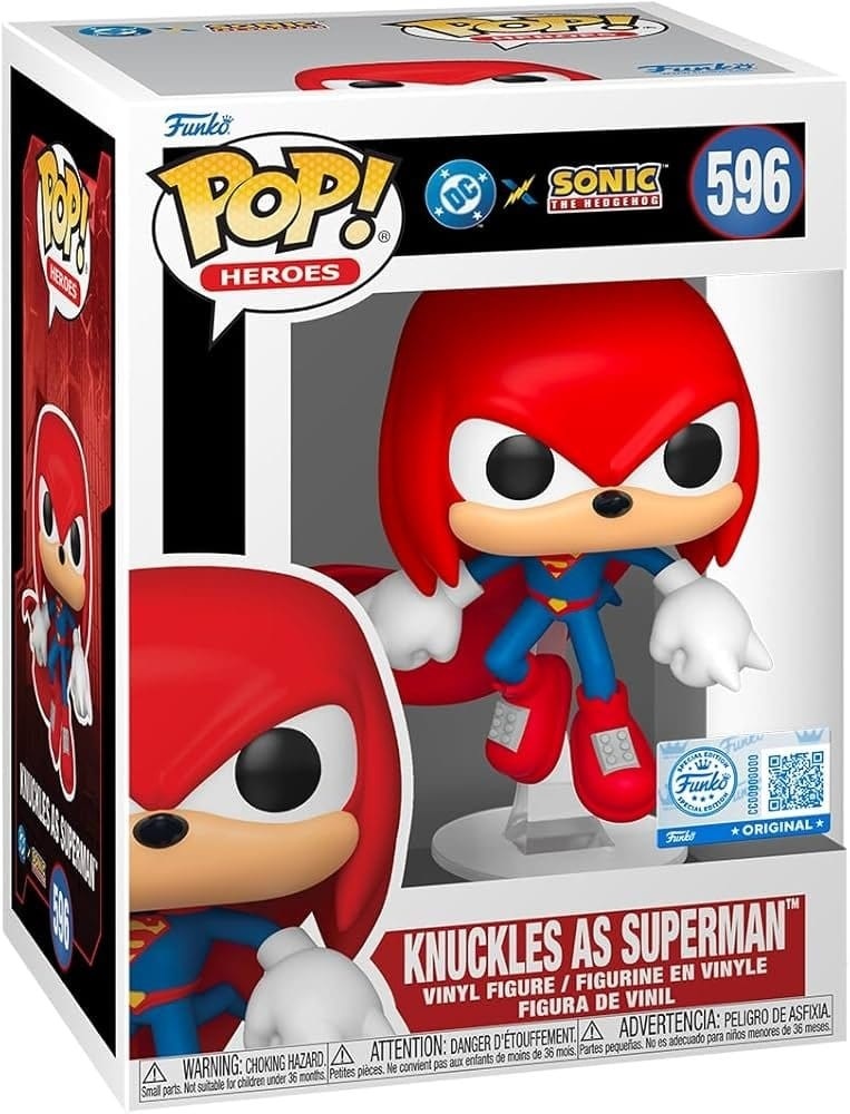 DC x Sonic the Hedgehog POP! - Knuckles as Superman #596