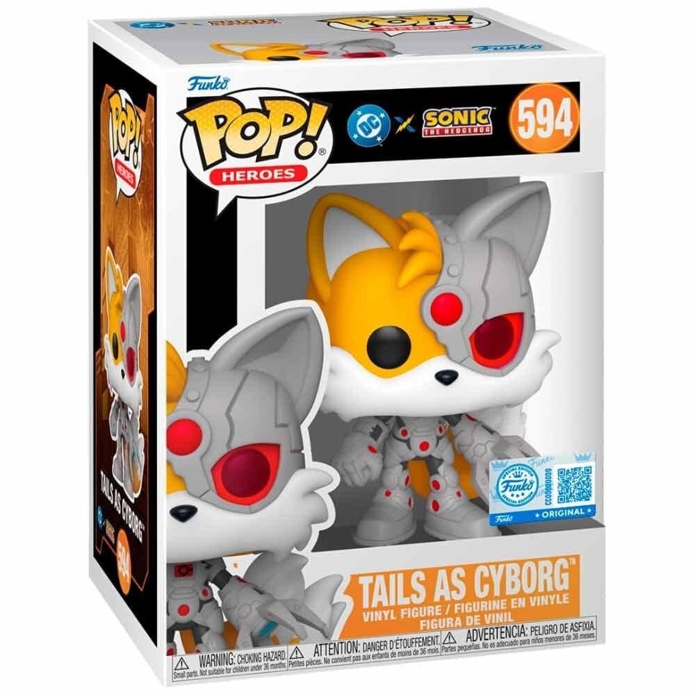DC x Sonic the Hedgehog POP! - Tails as Cyborg #594
