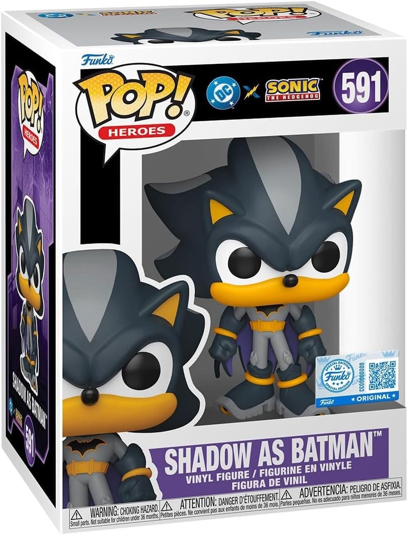 DC x Sonic the Hedgehog POP! - Shadow as Batman #591