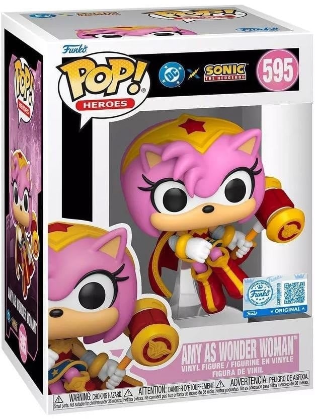 DC x Sonic the Hedgehog POP! - Amy as Wonder Woman #595