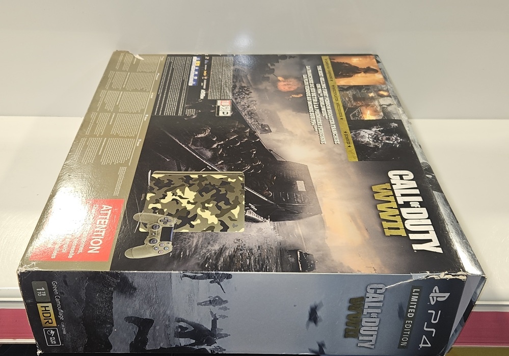 PlayStation 4 Slim 1TB with Controller & Wiring (Boxed, Camo Edition)