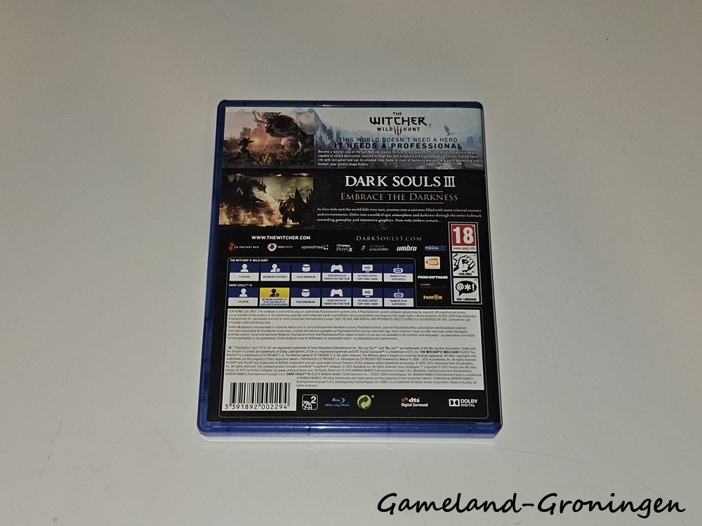 The Witcher 3 Wild Hunt + Dark Souls III (Compleet)