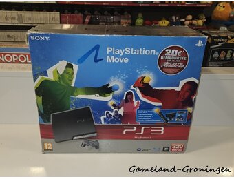 PlayStation 3 Slim 320GB + PlayStation Move Starter Pack (Boxed)