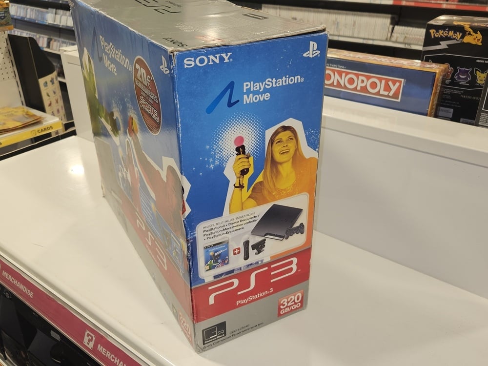 PlayStation 3 Slim 320GB + PlayStation Move Starter Pack (Boxed)