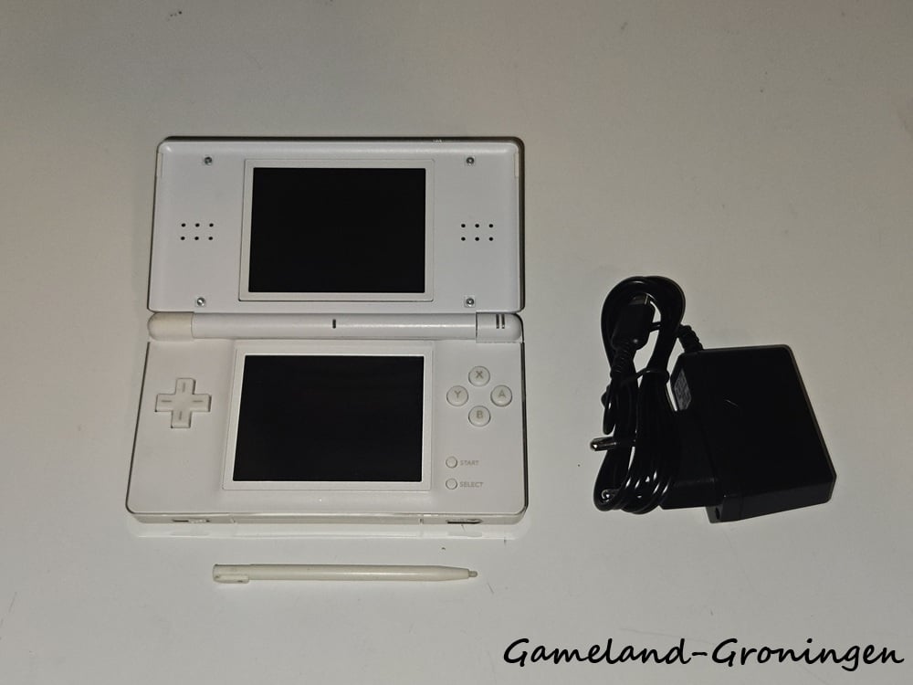 Nintendo DS Lite with Stylus & Charger (White)