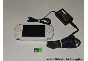 PSP Phat 1004 met Memorystick & Oplader (Wit)