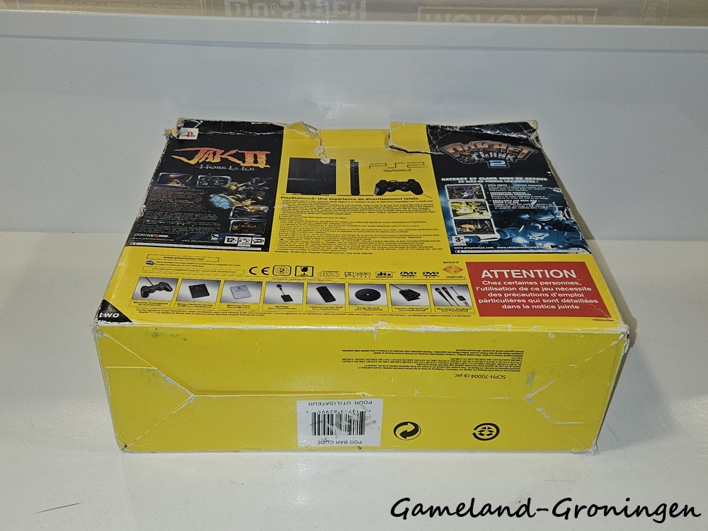 PlayStation 2 Slimline Ratchet & Clank 2 + Jak II Pack (Boxed, Zwart)