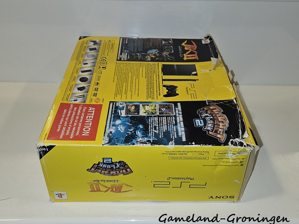 PlayStation 2 Slimline Ratchet & Clank 2 + Jak II Pack (Boxed, Zwart)