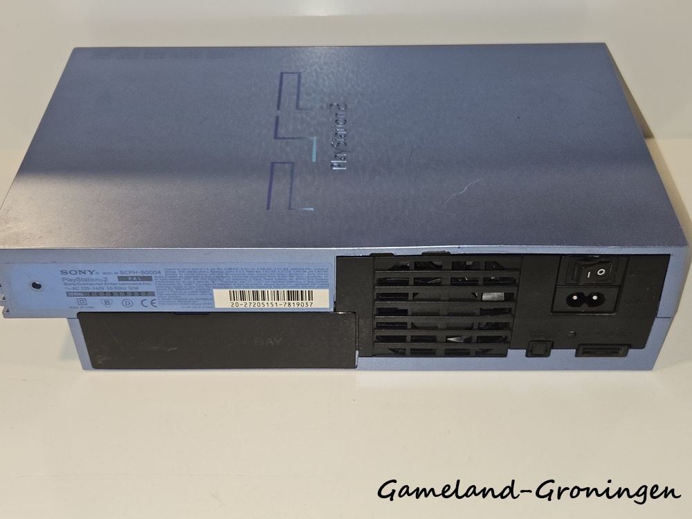 PlayStation 2 Phat with Controller & Wiring (Blue)