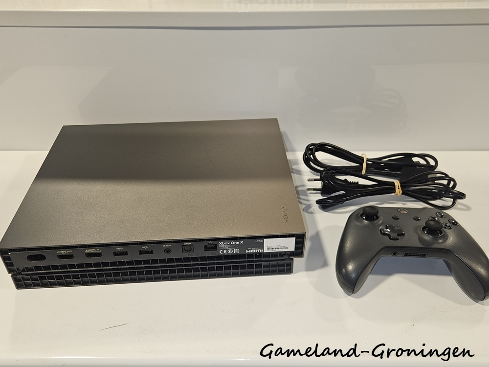 Xbox One X 1 TB with 1 Controller & Wiring (Gold Rush Edition)