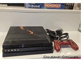 PlayStation 4 Pro 1TB Monster Hunter World Limited Edition met Controller & Bedrading