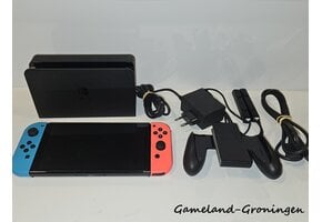 Nintendo Switch Console (OLED-Model) (Rood/Blauw)