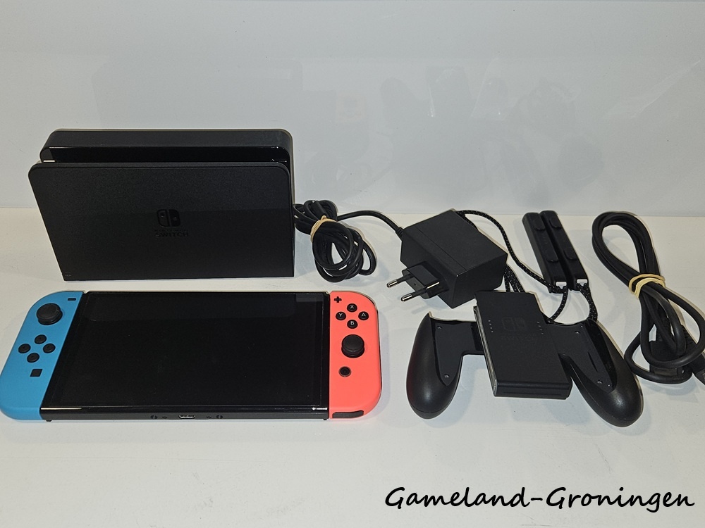 Nintendo Switch Console (OLED-Model) (Rood/Blauw)