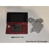 Nintendo 3DS met Stylus & Oplader (Rood)