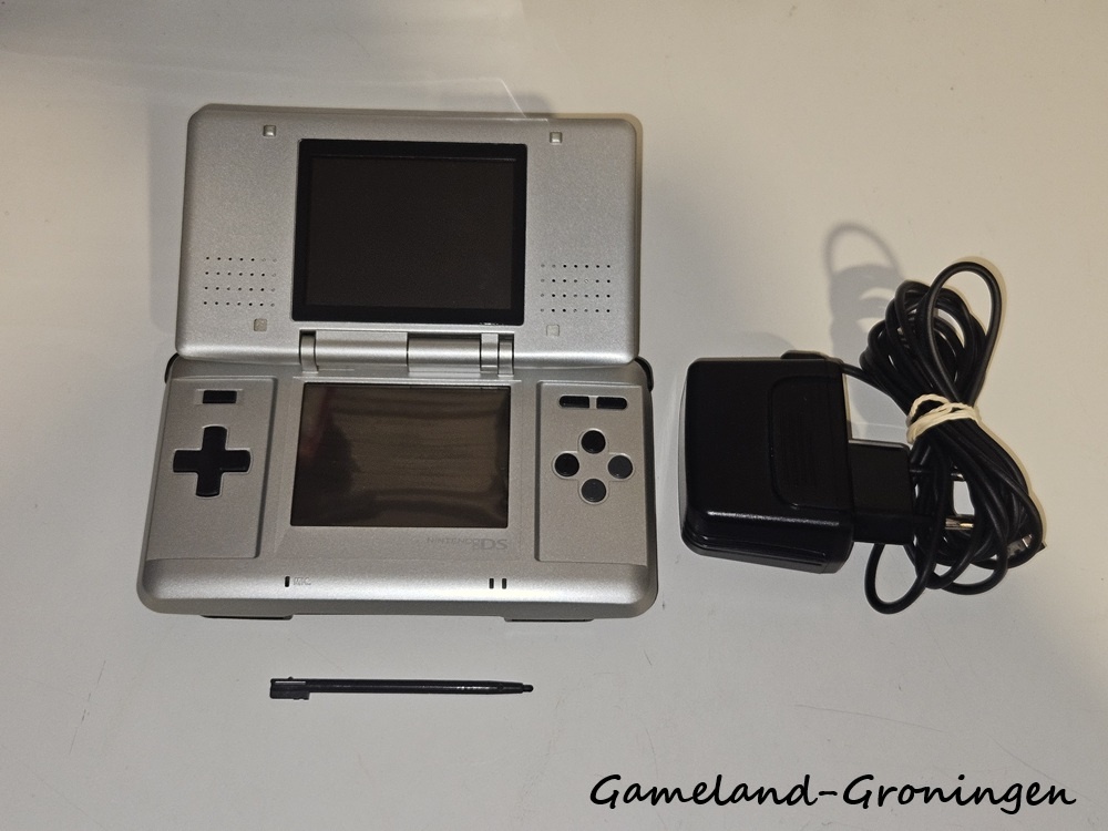 Nintendo DS Phat met Stylus & Oplader (Zilver)