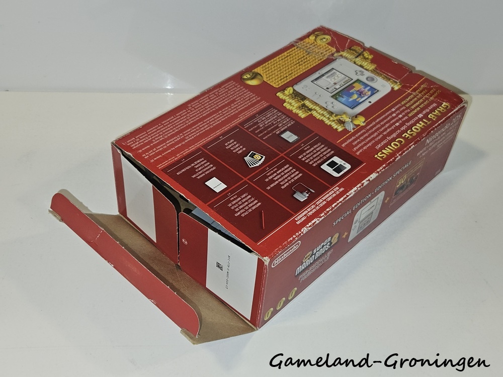 Nintendo 2DS Console Wit/Rood + New Super Mario Bros 2 (Boxed)