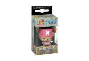 One Piece Pocket Pop Keychain - Chopper with Cotton Candy