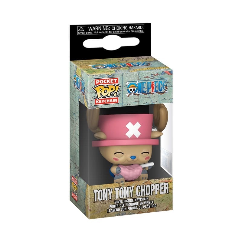 One Piece Pocket POP Sleutelhanger - Chopper with Cotton Candy