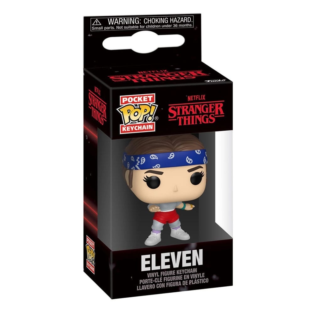Stranger Things Pocket Pop Keychain - Eleven with Bandana