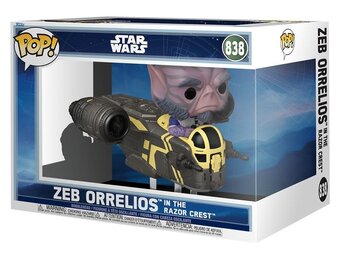 Star Wars The Mandalorian and Grogu Rides POP! - Zeb Orrelios in the Razor Crest #838