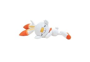 Pokémon - Sleeping Scorbunny Knuffel 46 cm