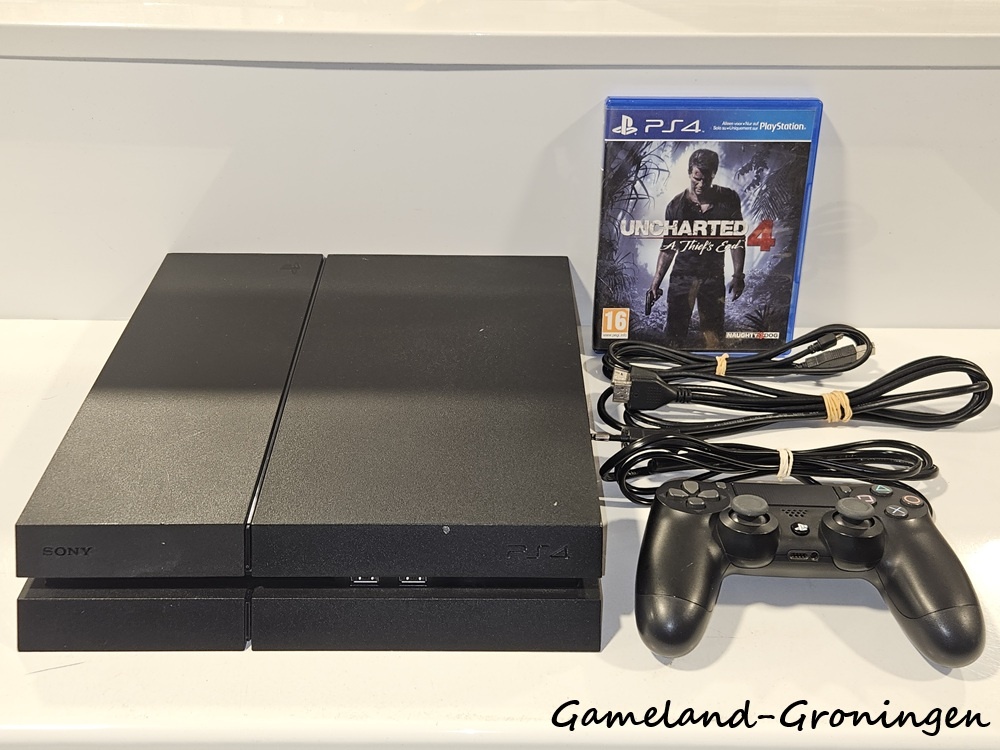 PlayStation 4 1TB with Controller, Uncharted 4 & Wiring