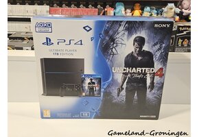 PlayStation 4 1TB met Controller, Uncharted 4 & Bedrading (Compleet)