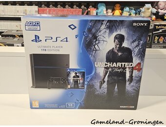 PlayStation 4 1TB met Controller, Uncharted 4 & Bedrading (Compleet)