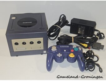 Nintendo GameCube met Controller & Bedrading (Paars)