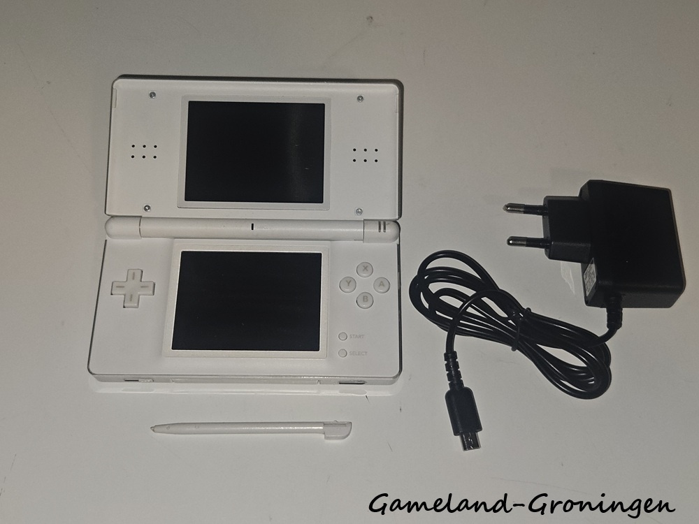Nintendo DS Lite with Stylus & Charger (White)