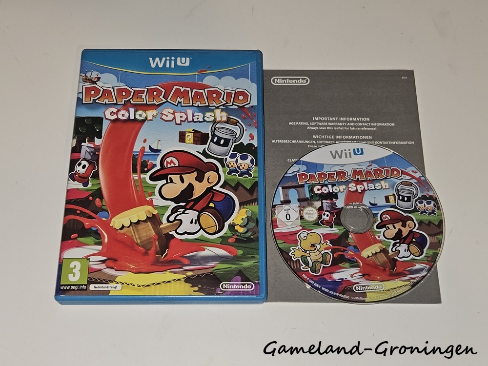 Paper Mario Color Splash (Compleet, HOL)