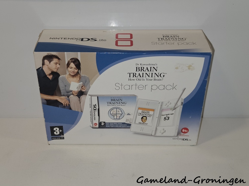 Nintendo DS Lite - Brain Training Starter Pack (Compleet)