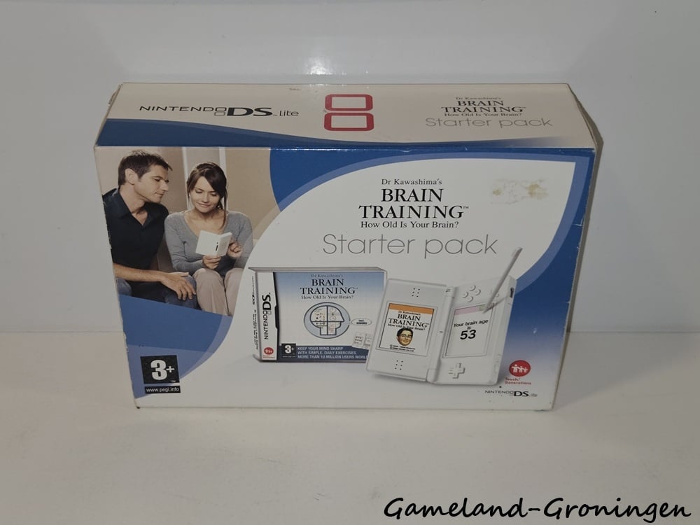 Nintendo DS Lite - Brain Training Starter Pack (Compleet)
