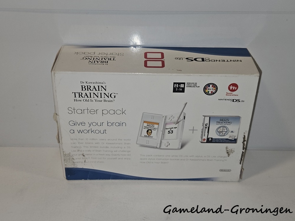 Nintendo DS Lite - Brain Training Starter Pack (Compleet)