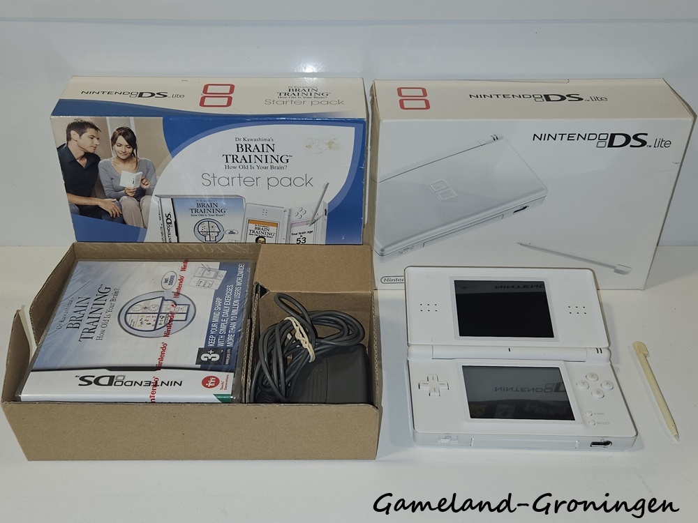 Nintendo DS Lite - Brain Training Starter Pack (Compleet)