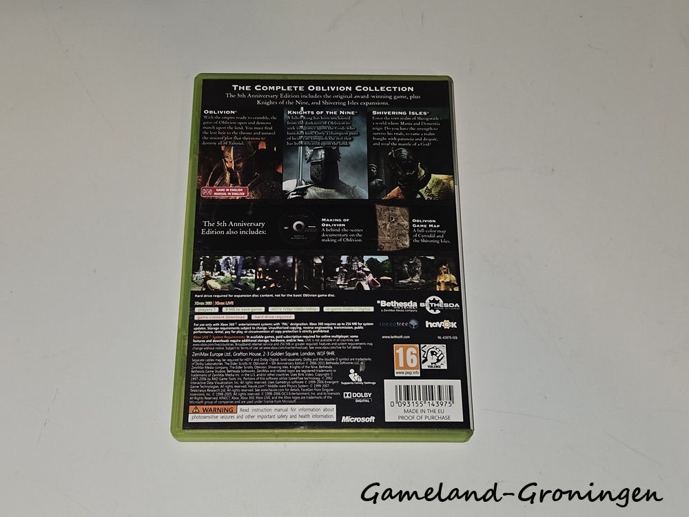 The Elder Scrolls IV Oblivion 5th Anniversary (Compleet, Classics)