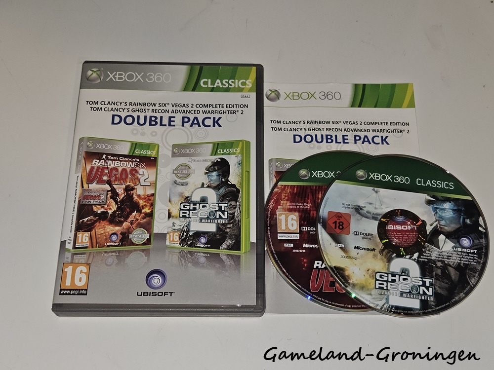 Tom Clancy's Rainbow Six Vegas 2 + Ghost Recon Advanced Warfighter 2 (Compleet, Classics)