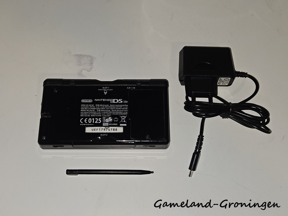 Nintendo DS Lite with Stylus & Charger (Black)