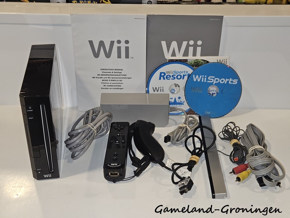 Nintendo Wii Wii Sports Pack (Boxed, Black)