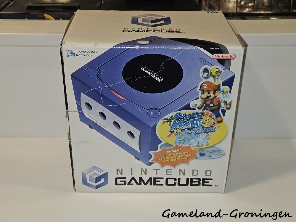 Nintendo GameCube - Super Mario Sunshine Edition (Boxed, Paars)