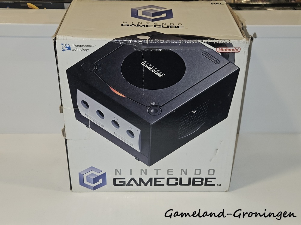 Nintendo GameCube met Controller & Bedrading (Boxed, Zwart)