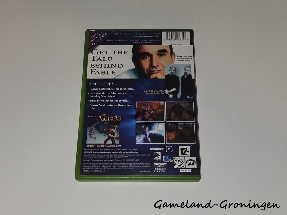 Fable Limited Edition Bonus DVD