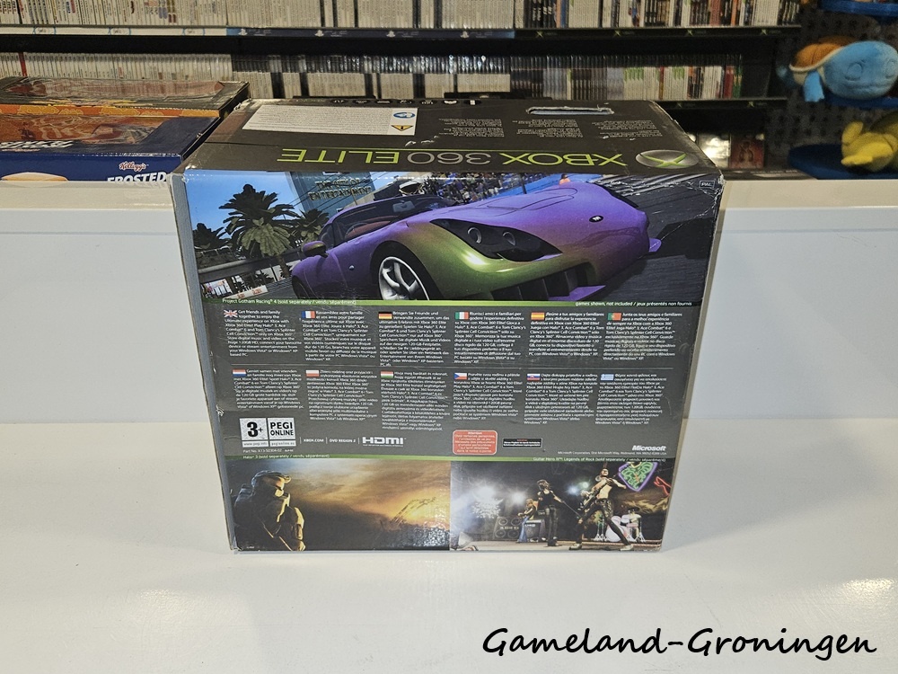Xbox 360 Elite 120GB with Controller & Wired (Boxed)